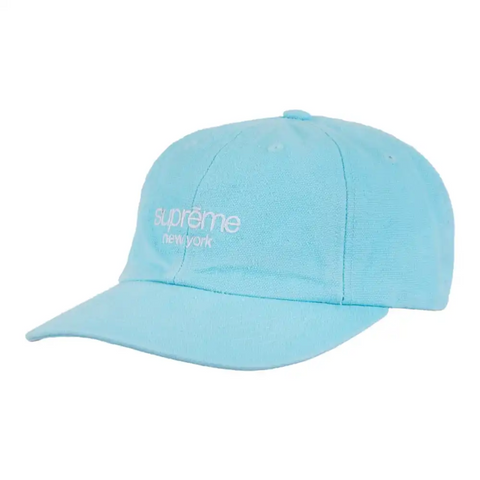 Boné Supreme Classic Logo 6-Panel - Light Blue