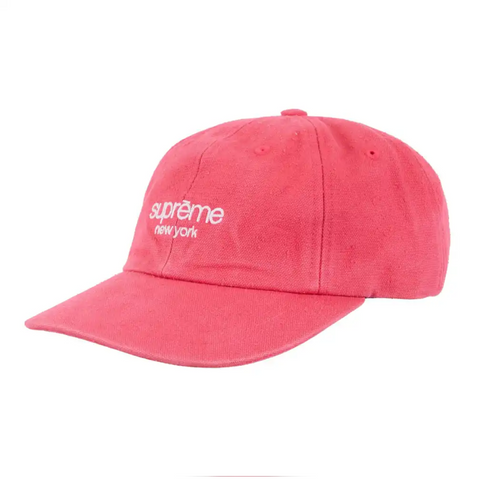 Boné Supreme Classic Logo 6-Panel - Pink