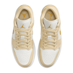 Nike Air Jordan 1 Low "Pale Vanilla White Yellow Ochre"