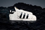 LEGO x Adidas Originals Superstar White Black - 731 Peças